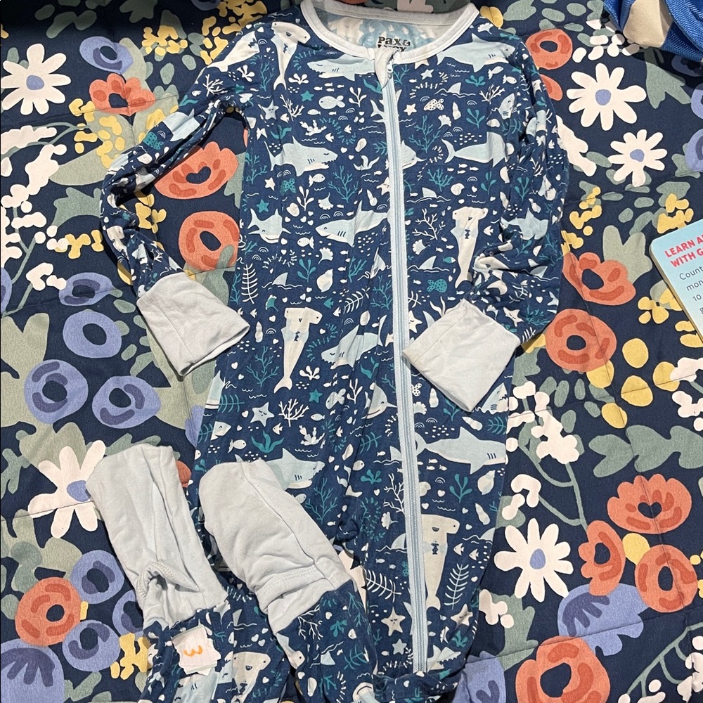 Pax & Lucy sharks modal footie